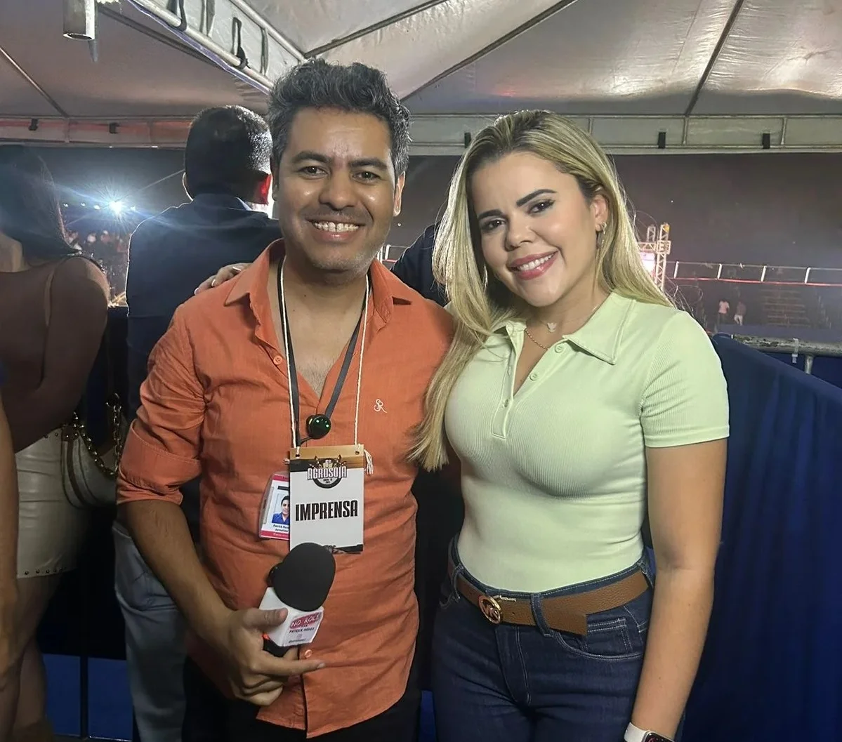 Luana Nunes, Secretária de Saúde de Gurupi prestigiou a AGROSOJA em Cariri do Tocantins