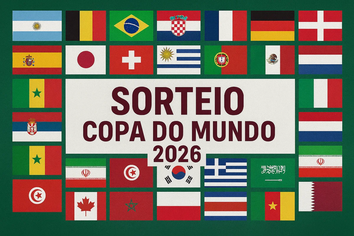 Sorteio da Copa do Mundo 2026 define os grupos do maior Mundial da história.